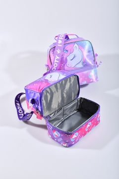 Lunchera Termica 2 Compartimentos Love Unicorn Footy en internet