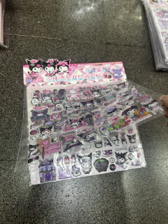 Un paquetes x10 Pegatinas 28x25 tridimensionales de doble capa paquetes x10双层烫金贴纸 - comprar online
