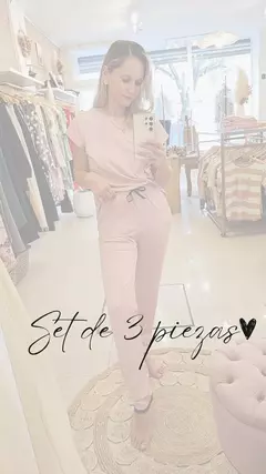 Set de 3 piezas rosa Gold - tienda online
