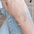 Pulseira Cadeado Longo Com Bolinhas 5mm na internet