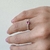 Anel Solitário Rosa Rubi 3mm Cravejado na internet