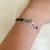 Pulseira Infantil Menino Pedra Azul Com Nome - Ravenalla Pratas