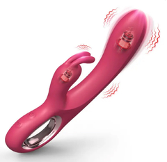 Vibrador ponto G com estimulador Rabbit na internet