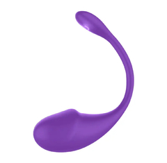 Vibrador de casal em formato de glande por aplicativo