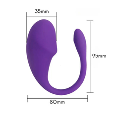 Vibrador de casal em formato de glande por aplicativo na internet