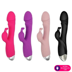 Vibrador ponto G com estimulador de clitóris na internet