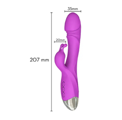 Vibrador ponto G com estimulador de clitóris - comprar online