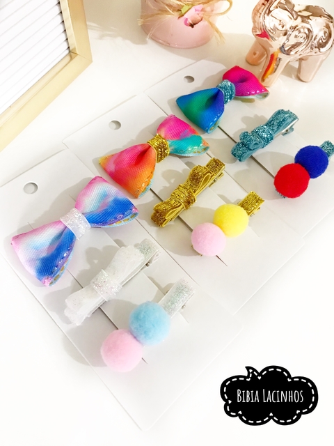 Trio Hair Clips Tie Dye