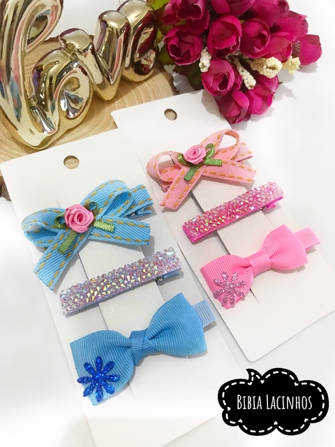 Trio Jeans Hair Clip Luxo