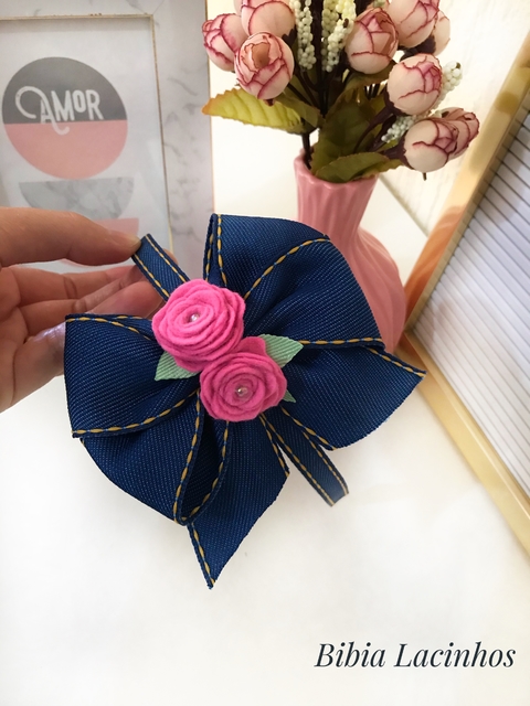 Tiara Jeans com Flores