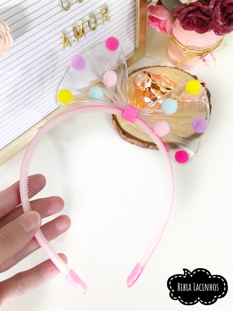 Tiara Crystal Pompom