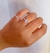 Anel zirconia gota - comprar online
