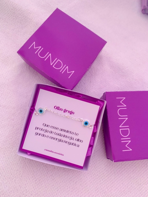 Caixinha amuleto grego