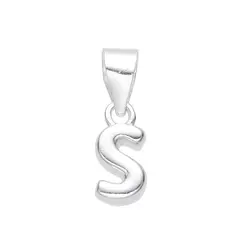 Dije de plata 925, letra mini inflada - tienda online
