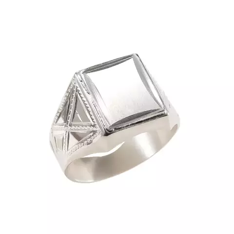 Anillo de Plata Sello (A809P)