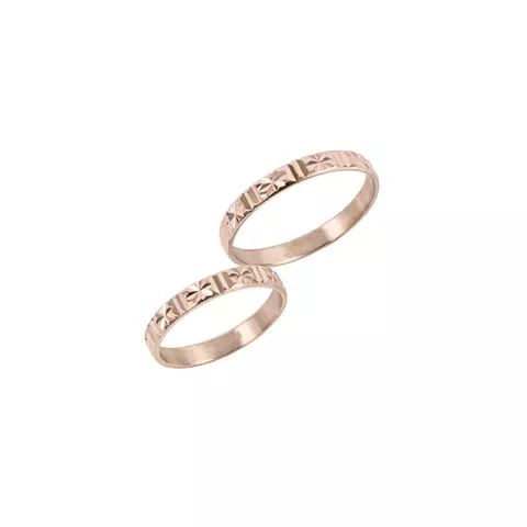 Alianza de Oro 18k, modelo Facetadas (A210) - comprar online