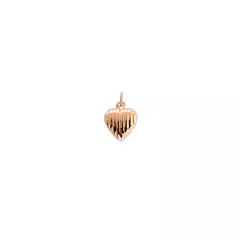 Dije Corazón de Oro 18k (Rosado) - C701 1,20g