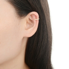 Aros Plata 925, Enchapados en Oro, modelo Ear Clips con cubics - 1g - comprar online