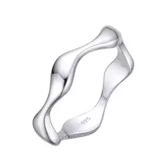 Anillo Plata 925, ondulado (regulable) - 2,50g