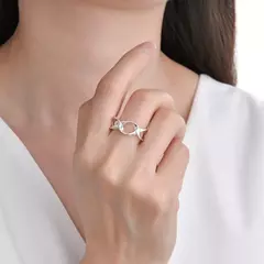 Anillo Plata 925, modelo ADN (regulable) - 3,20g - comprar online