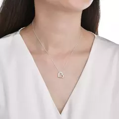 Gargantilla Plata 925, corazon con puntos de Luz - 2g en internet