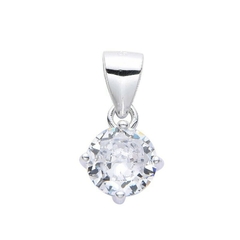 Dije Plata 925, Punto de Luz 6mm - 0,90g