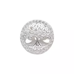 Dije Plata 925, Árbol de la Vida con cubics - 1,70g