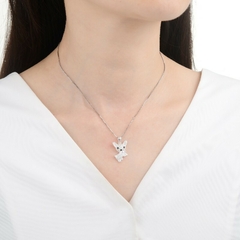 Dije Plata 925 Perro con cubics - comprar online