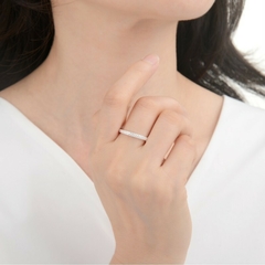 Anillo Plata 925 con cubics, modelo reversible - 1,80g - tienda online