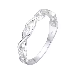 Anillo Plata 925, modelo infinitos - 1,60g