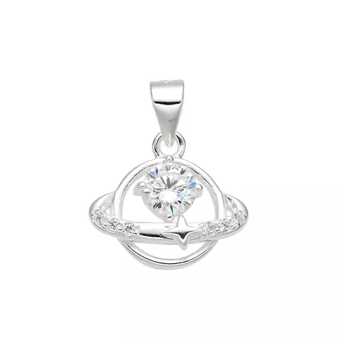 Dije de Plata 925 con cubics, Planeta Saturno 1.30g