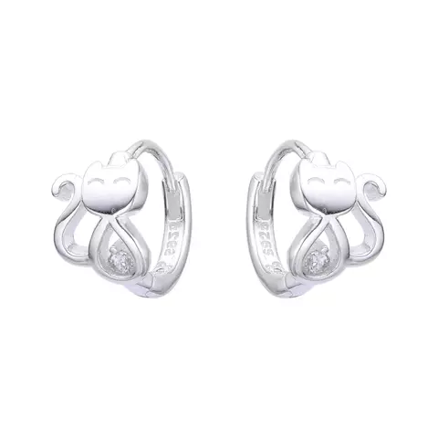 Aro Huggies de Gato Plata 925