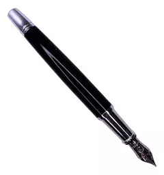 Pluma Estilografica Impressa Monteverde Negro - comprar online