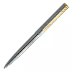 Bolígrafo con sello Goldring Automatic Cuadrillé Cromado - comprar online
