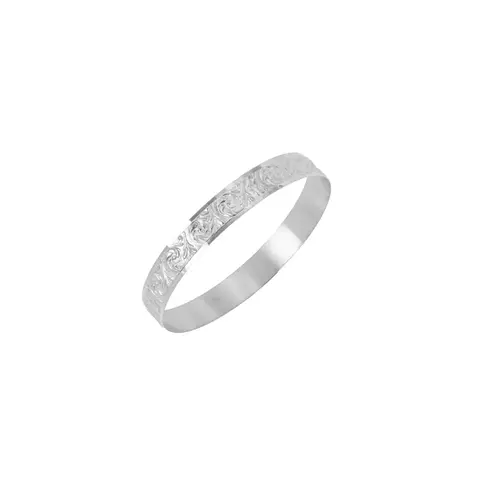 Pulsera Esclava de Plata 925 Labrada Y Facetada (L133) - comprar online