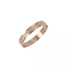 Pulsera Escalva de Oro 18k, Labrada y Facetado doble (L134)