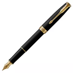 Pluma Parker Sonnet Matte Negra GT FP (G87918)