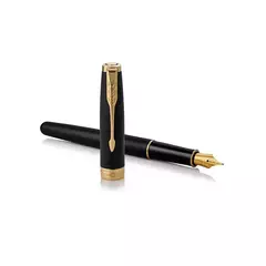 Pluma Parker Sonnet Matte Negra GT FP (G87918) en internet
