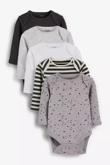 Kit Body Infantil 5 pçs | Monocromático