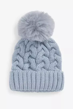 Gorro Pom Pom Infantil | Trançado