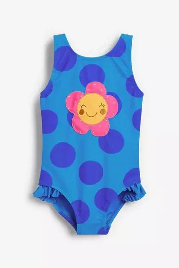 Maiô Infantil Flor Poá | Praia Piscina