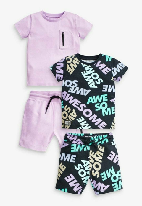 Conjunto Infantil 4 peças | Verão
