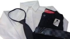 Conjunto Esporte Fino com gravata e cinto 4 a 10anos na internet