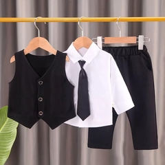 Conjunto Social Menino Festa Colete Gravata - RANNA BEBÊ