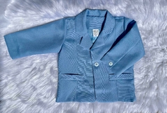 Conjunto Social Completo Para Menino Festa/ Casamento azul claro - RANNA BEBÊ