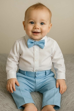Conjunto festa social Batizado para bebê menino P, M e G - comprar online
