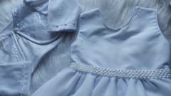 Vestido com Bolero Festa Batizado Daminha - RANNA BEBÊ