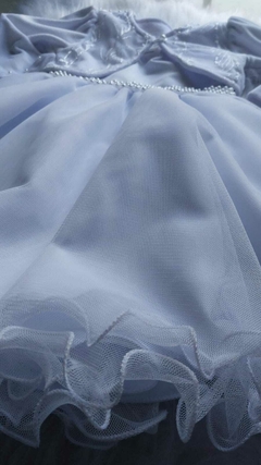 Vestido com Bolero Festa Batizado Daminha