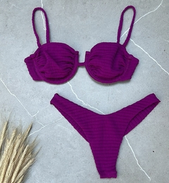 Conjunto Agatha - grape lastex