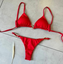 Conjunto Santorini - vermelho